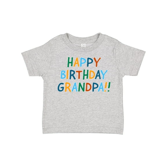 Inktastic Happy Birthday Grandpa Boys or Girls Toddler T-Shirt
