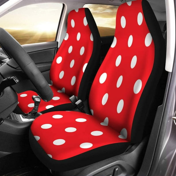 Red dot seat covers deals