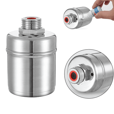 1pc 304 Stainless Steel Float Valve 1/2inch DN15 Automatic Water Level Controller Kitchen Sink Accessories77x48mm