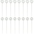 thumbnail image 1 of 60 piezas de Clip de notas de cables metalicos Porta tarjetas de Nota Clip de numero de tabla Soporte de, 1 of 8