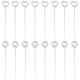 thumbnail image 1 of 60 piezas de Clip de notas de cables metalicos Porta tarjetas de Nota Clip de numero de tabla Soporte de, 1 of 8