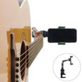 thumbnail image 4 of Guitar Phone Holder Mic Stand Mount for Guitar Lessons Musicians Cell Tutorials Black Gray, 4 of 7