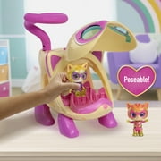 Disney Junior SuperKitties SuperKitty Copter with Lights and Sounds, 3 Pieces, Poseable Figures, Ages 3+