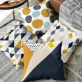 thumbnail image 3 of HTOOQ Geometric Pattern Paper Texture Rectangle Pillow Cover Outdoor Pillow Case Pillow Covers for Living Room 18X18 Inch Set of 4 Pillow Covers for Bedroom, 3 of 7