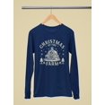 thumbnail image 3 of Farmhouse Christmas Rustic Holiday Women's Long Sleeve, 3 of 4