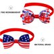 thumbnail image 2 of 6 unids Adorable 4 de julio EE. UU. EE. UU. Día de la Independencia Dog Horcheing Cat Bow Lazs Corbatas, 2 of 6