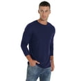 thumbnail image 2 of GIRUNS Mens Waffle Crew Neck Long Sleeve Pullover Shirts Casual Lightweight Fitted Basic T-Shirt, 2 of 5