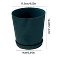 thumbnail image 3 of Leodye Bonsai Plant Storage, Rectangular Plastic Growing Pots, Flower Succulent Pots Container with Drainage Trays for Garden, Yard, office, Porch, Balcony, Home Decoration, 3 of 7