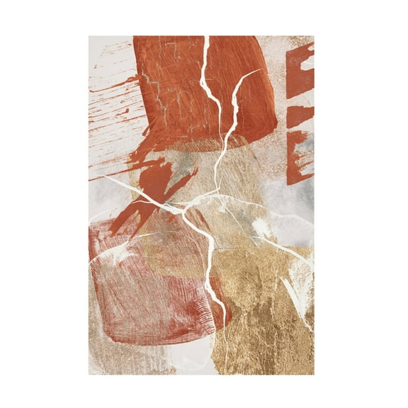 Trademark Fine Art Sally Ann Moss Golden globe 3 Canvas Wall Art