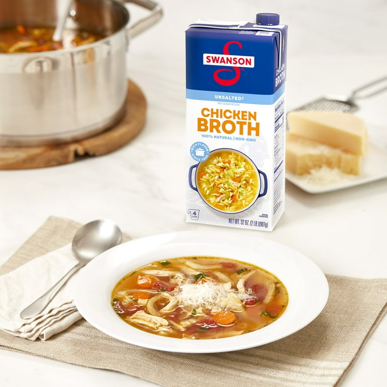 Swanson Gluten Free Low Sodium Chicken Broth - 32 fl oz