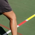 thumbnail image 2 of 12 Uds. Marcadores de límites de línea de cancha de tenis, marcadores de puntos de cancha de Pickleball para niños, equipo de entrenamiento de baloncesto, rojo y amarillo, 2 of 6