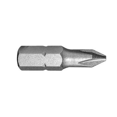 UPC: 0081838691028 | Century Drill & Tool Century #2 Phillips Screwdriver Insert Bits  2 Pk – Long life  made from Premium S2 Steel – 1/4  hex  2/card  sold by card