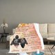 thumbnail image 3 of Puntoco Flannel Envelope Blanket for Friend Soft Skin-Friendly Comfortable Sofa Conditioning Blanket, 3 of 4