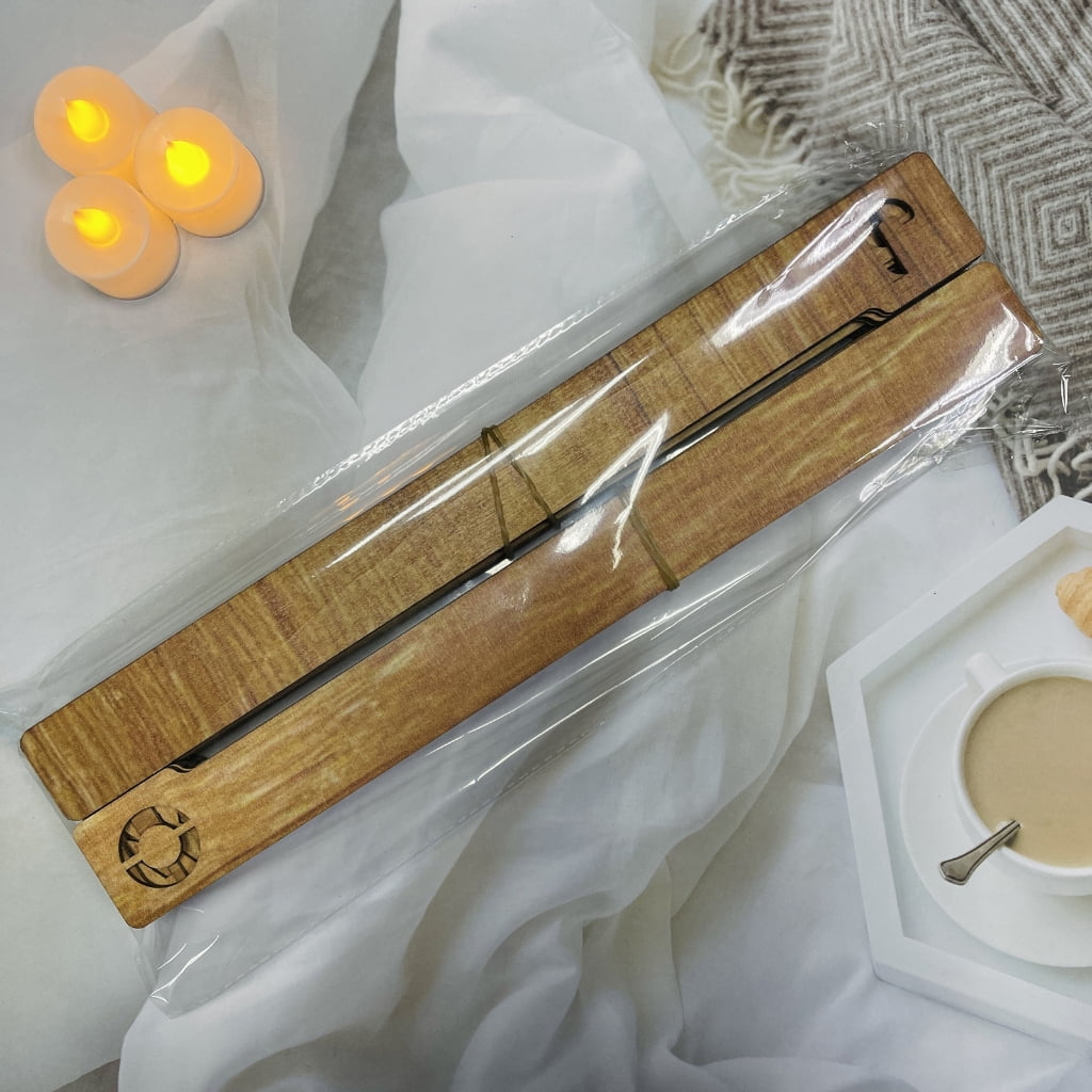 4Pcs Vintage Wood Bookmarks Reading Aids for Teacher Student Kids
