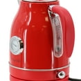 thumbnail image 4 of MegaChef 1.7 Liter Electric Tea Kettle and 2 Slice Toaster Combo in Red, 4 of 7