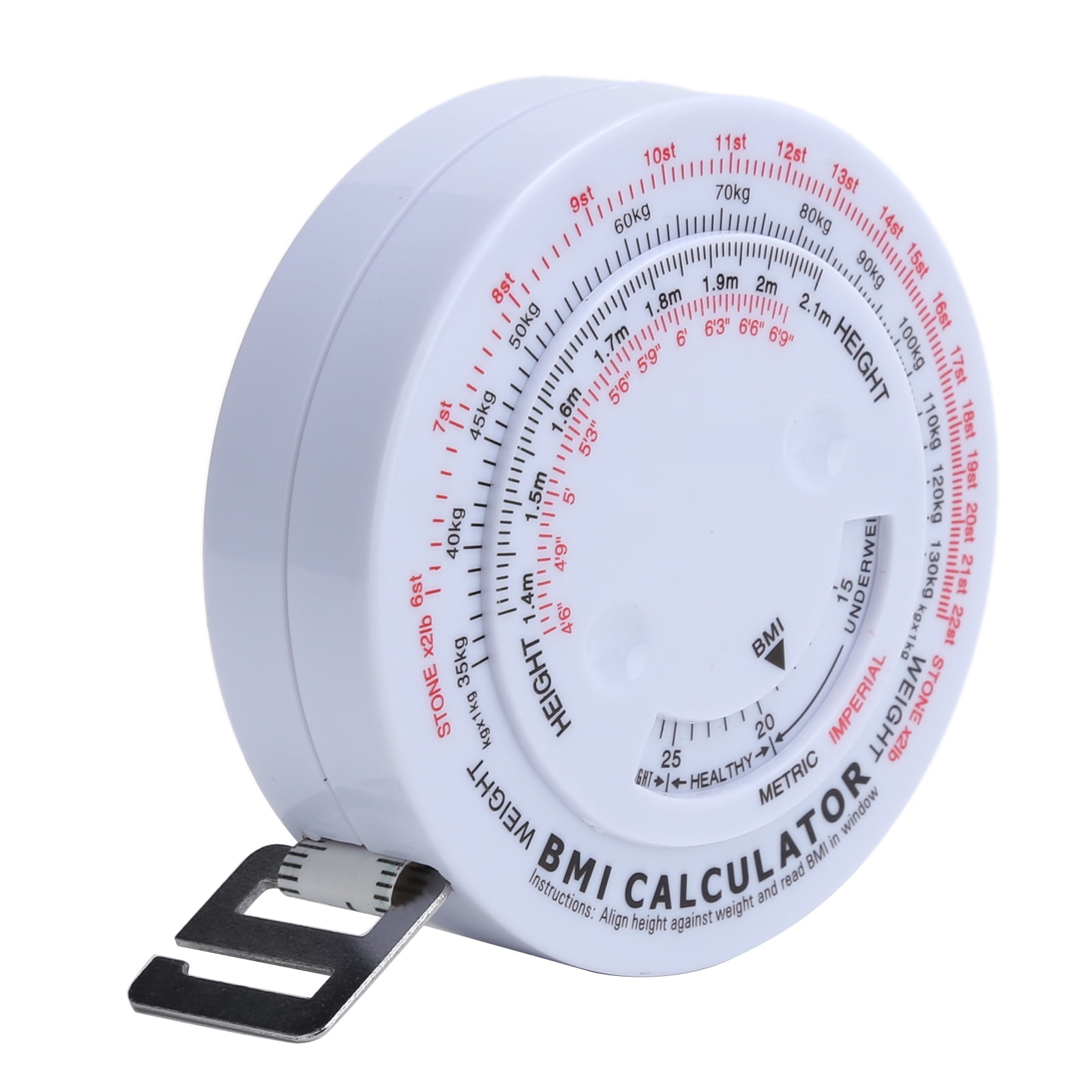 YLSHRF Weight Loss Calculator,150cm BMI Body Mass Index Tape Measure