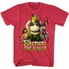 Shrek Movie Holiday Group Cherry Heather Adult T-Shirt Tee