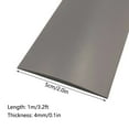 thumbnail image 2 of TOP-MAX Self-Adhesive PVC Floor Gaps Flat Transition Strip 1 Roll Flexible Laminate Floor Trim for Door Doorway Brown, 2 of 8