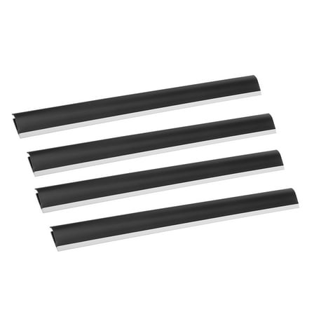 unbranded Dustpan Rubber Edge Accessories Dustpan Edge Strips Plastic Black
