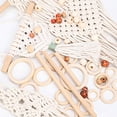 thumbnail image 2 of Wood Ring Cotton Rope Set Macrame Cord Suitable For Adult Beginners Diy Plant Sling Handmade Wooden Crafts, 2 of 9