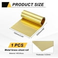 thumbnail image 2 of Rollo de chapa de latón, 0.03 x 100 x 2500mm, rollo de latón dorado, 2 of 6