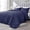 Navy-King 106x96, variant on Oversized King Bedspreads 128x120 Extra Wide Quilt For Tall California Bed Lightweight 3 Piece Quilted Coverlet Pillow Shams Set Beige