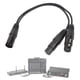 thumbnail image 5 of Cable adaptador en Y, 1 entrada XLR macho a hembra Cable adaptador Cable de aspecto llamativo, 5 of 9
