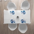 thumbnail image 3 of Ambesonne Anime Place Mats Set of 4, Manga Style Pisces Girl, Standard Size, Blue and White, 3 of 4