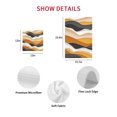 thumbnail image 7 of Orange Gray Ombre Kitchen Dish Towels for Drying Dishes Set of 4, Modern Geometric Moire Abstract Art Waffle Weave Microfiber Hand Tea Bathroom Towels Quick Dry & Absorbent Towel 15.7x23.6, 7 of 7
