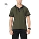 thumbnail image 1 of Camiseta de manga corta con capucha y sudadera para hombre, camiseta, verde militar, negro, XL Scienceny AP002510-04, 1 of 7