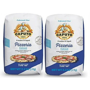 Antimo Caputo Pizzeria 00 Flour (Blue) 2.2 LB - Pack of 2 (Total 4.4 LBS)