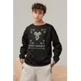 thumbnail image 2 of Old Glory Mens Christmas Merry Krampus Ugly Xmas Sweater Long Sleeve Sweatshirt, 2 of 5