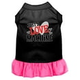 thumbnail image 4 of Mirage Pet Love Machine Screen Print Dog Dress Black with Red Med, 4 of 10