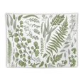 thumbnail image 1 of Tapiz de tela de poliéster botánico floral con tapiz colgante de pared de primavera blanca verde, dormitorio de sala de estar de 60 pulgadas de largo x 80 pulgadas de ancho, 1 of 5