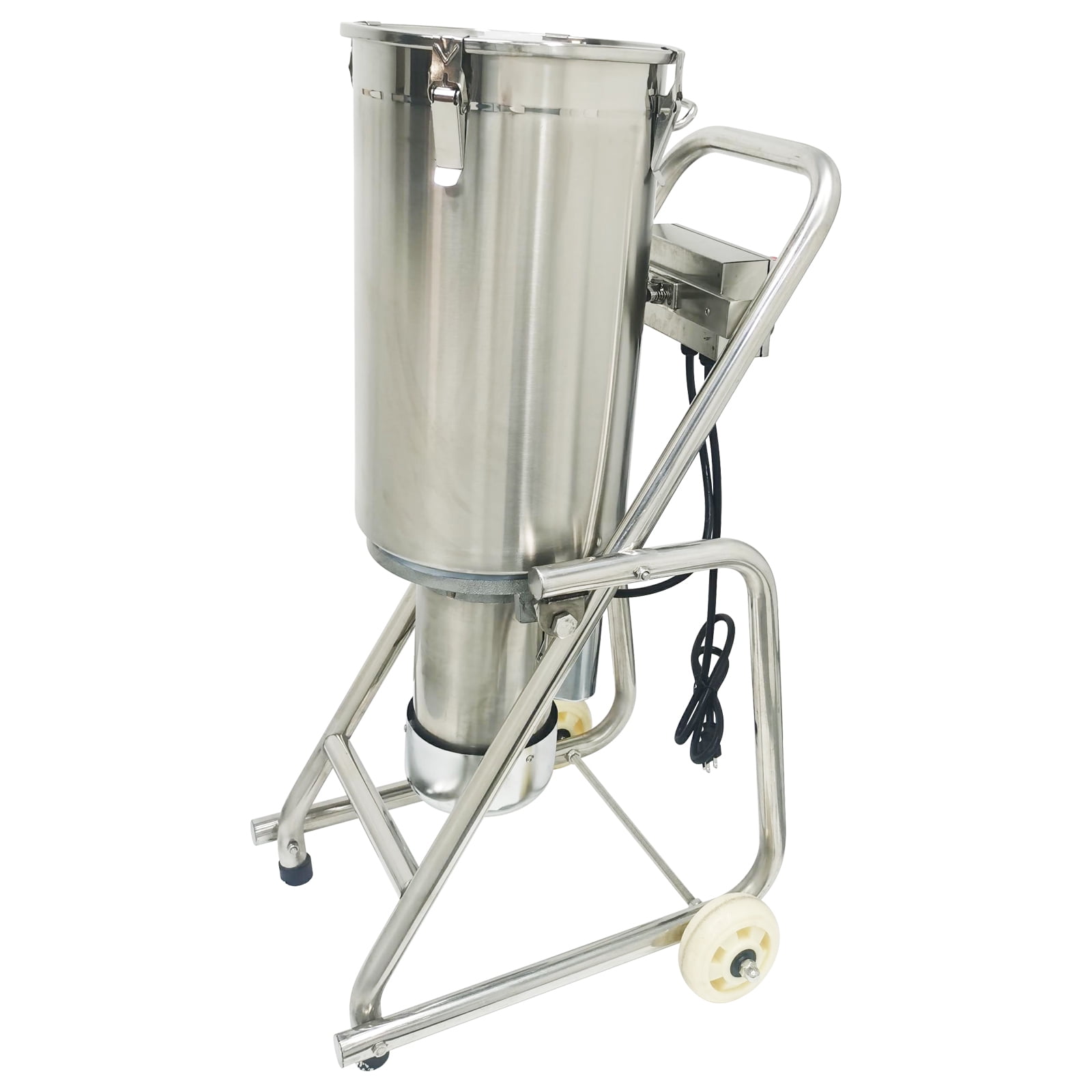 32L Meat Vegetable Prep Food Processor Adjustable Speed Food Chopper with Visible Transparent Window 110V