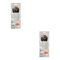 thumbnail image 2 of Pinceles para acuarela Cateissary 6 unids/set de diferentes formas pelo de nailon mango de madera, 2 of 6
