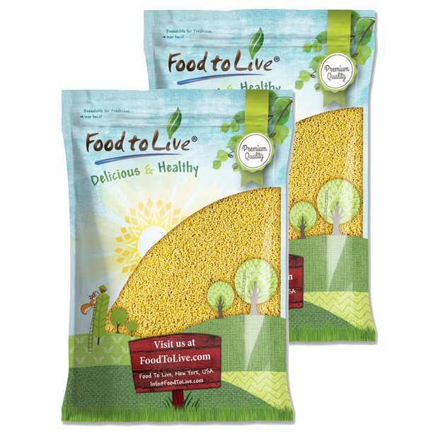 Millet Seeds, 18 Pounds — Kosher, Raw, Vegan, Sproutable — by Food to