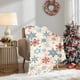 thumbnail image 4 of Christmas Throw Blanket Super Soft Flannel Fleece Plush Warm Bed Sofa Blanket for Winter Decor, Holiday Gift, Cozy Home Decorations, Couch Cover, Festive Bedding Accessory, 4 of 6