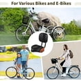 thumbnail image 4 of Bike Seat with Backrest,Extra Wide Bicycle Seat with Back Support,Extra-Large Bicycle Seat with Padded PU Cushion Saddle Fit for Tricycle Mountain E-Bike, Includes Installation Tools, 4 of 13