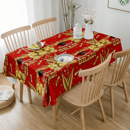 

2023 Graduation Decoration Tablecloth Suitable for Graduation/Banquet/Restaurant/Party Graduation Decoration for Party(#15 S-54x54 )