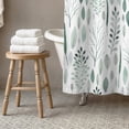 thumbnail image 3 of Creative Products Watercolor Leaves 5 71x74 Shower Curtain, 3 of 7