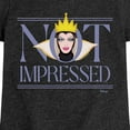 thumbnail image 3 of Disney Villains - Not Impressed - Toddler & Youth Girls Short Sleeve Graphic T-Shirt, 3 of 5