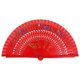 thumbnail image 3 of Vintage Wood Hand Fan Folding for Party Dancing Red Handheld Fan, 3 of 4