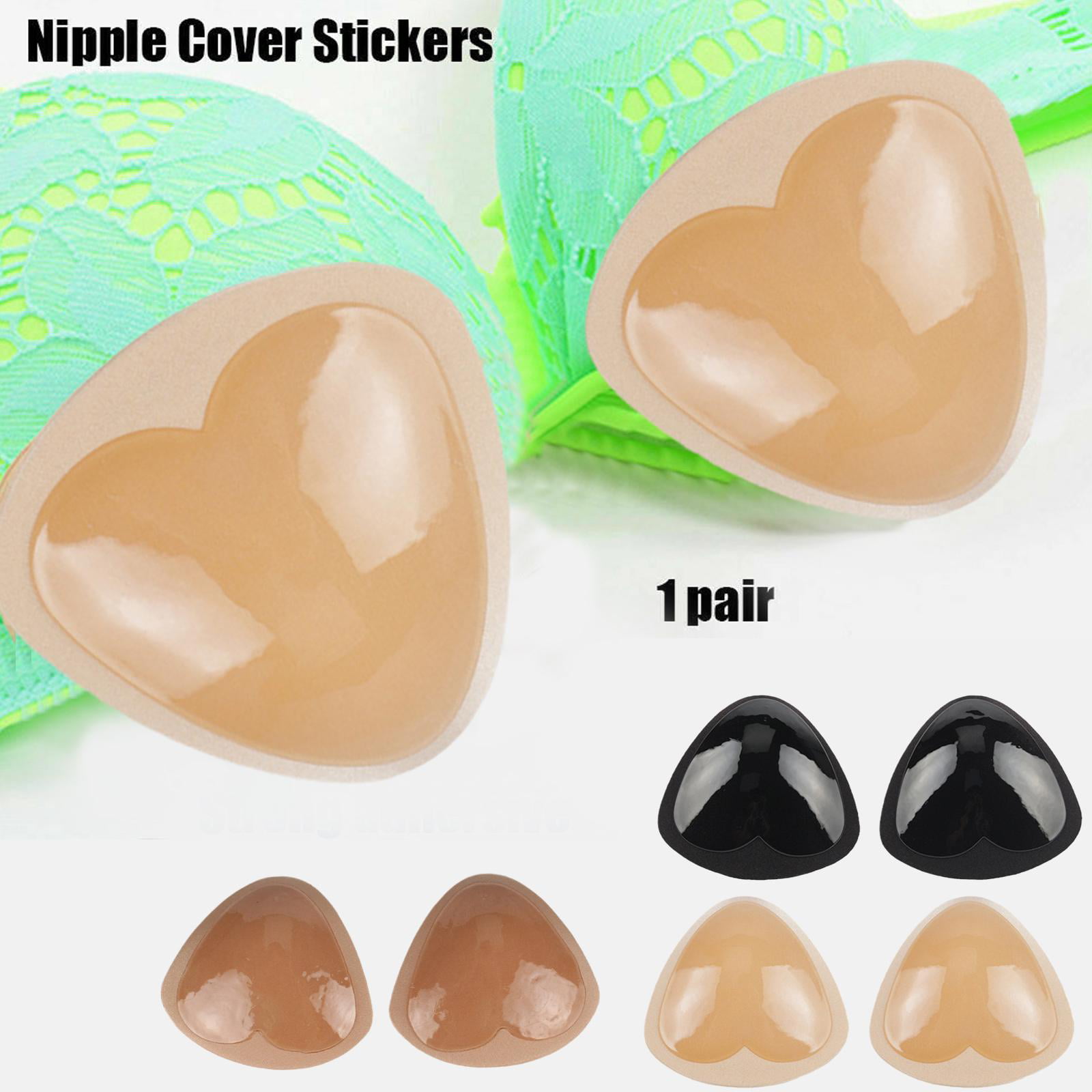 1 Pair Silicone Triangle Bikini Swimsuit Bra Inserts Breast Enhancer  Removeable Invisable Push up Lift Bra Pads Ladies Lingerie -  Israel