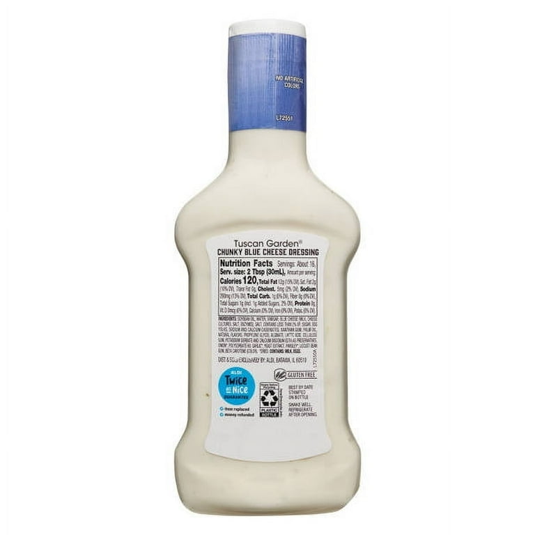 blue cheese dressing aldi Great Value Blue Cheese Dressing & Dip, 16 fl oz  Water Butlers