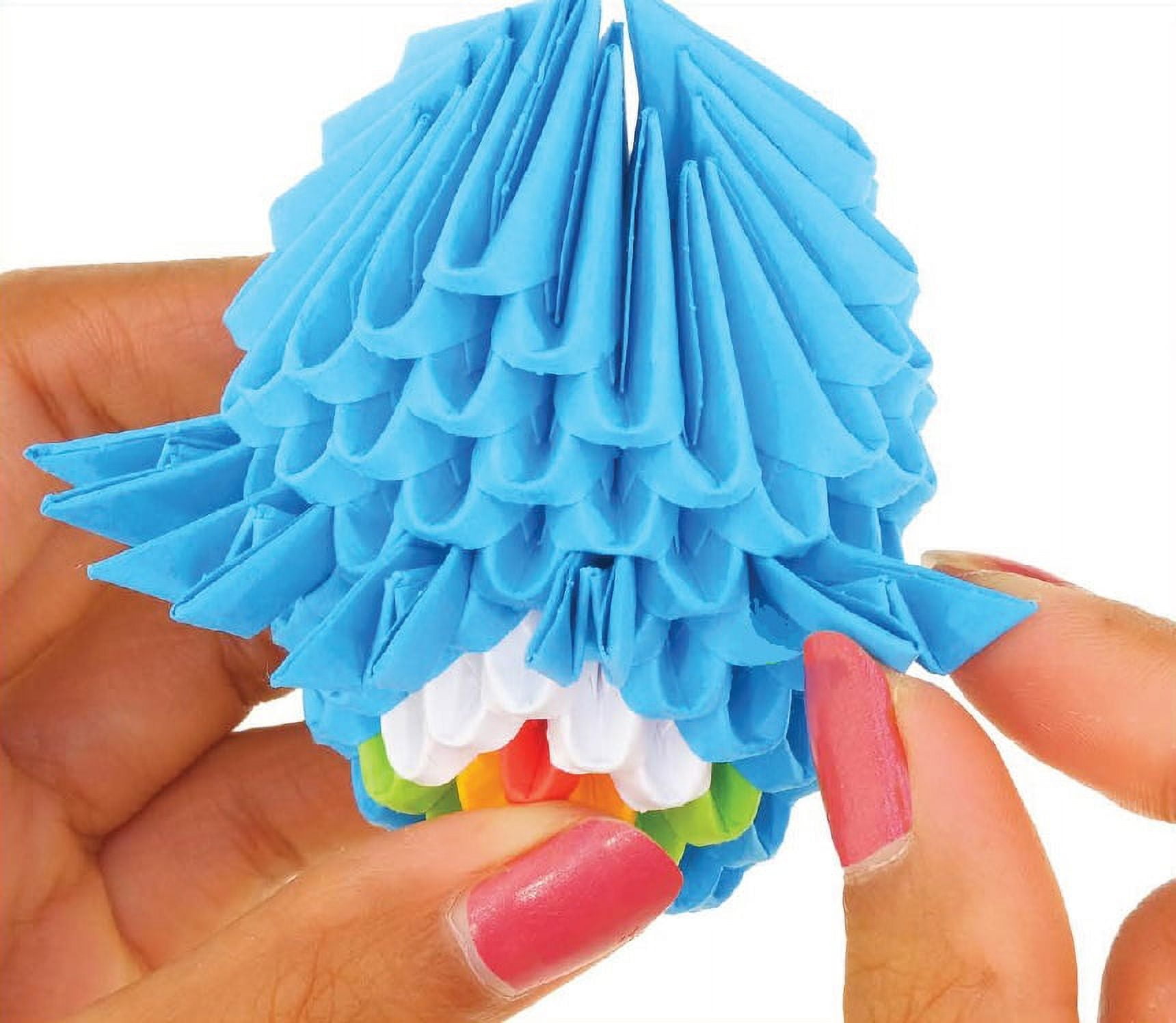 3D Paper Origami Peacock Kit