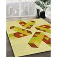 thumbnail image 3 of Ahgly Company Machine Washable Indoor Round Transitional Cinnamon Brown Area Rugs, 7' Round, 3 of 7