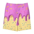thumbnail image 4 of Jinhomg Kids Funny Shorts Novelty Ice Cream Graphic Summer Shorts Casual Comfy Elastic Drawstring Waist Athletic Shorts with Pockets Cute Running Yoga Shorts Pants Hot Pink 7-8Years, 4 of 5