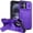 Purple, variant on for iPhone 16 Plus Case with Camera Sliding Cover & Adjustable Kickstand, Magnetic Wireless Charging Rugged Shockproof Bumper Cases Heavy-Duty Magnetic Protective Phone Cover, Blue