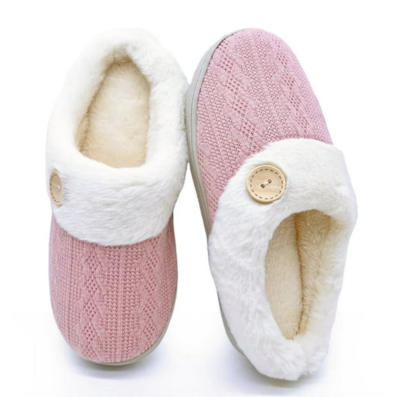 TRANSLINK House Slippers for Women Portable Design Perfect Holiday Present with Memory Foam